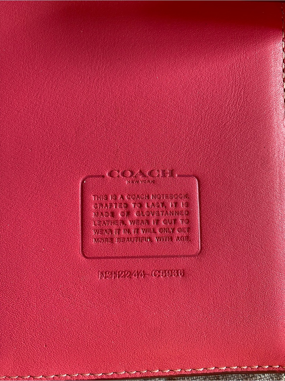 Coach Journal Cover - Picture 3 of 11
